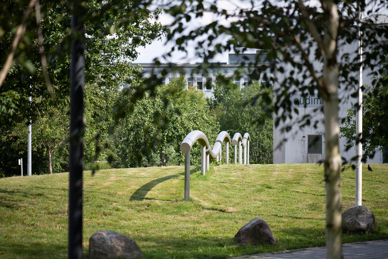 Ulrich Eller: Gelenkte Resonanzen (Foto: KUNST@SH/Jan Petersen, 2019)