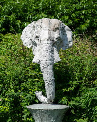 Johannes Brus: Elefantenkopf (Foto: KUNST@SH/Jan Petersen, 2018)