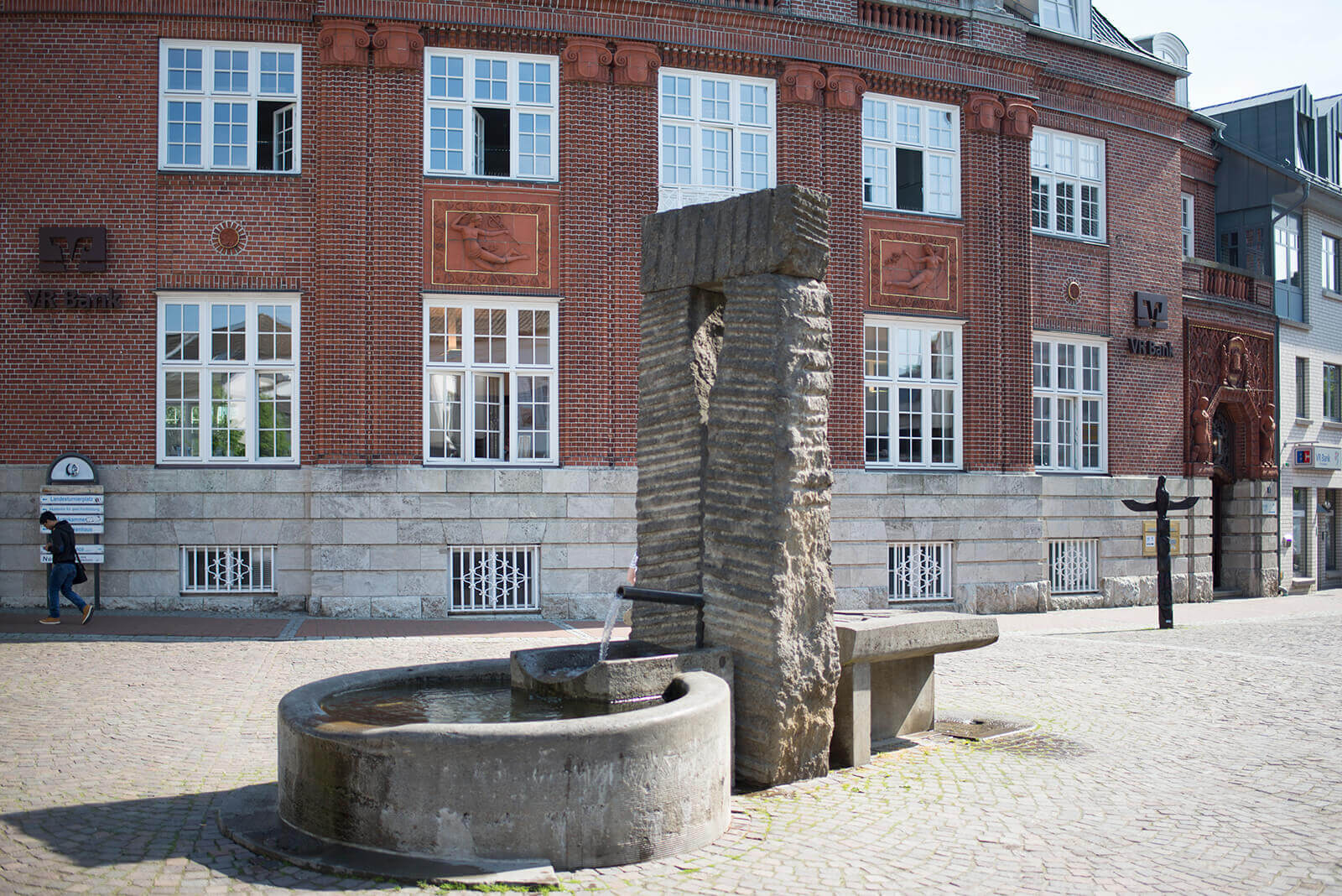 Frauke Wehberg: Janusbrunnen (Foto: KUNST@SH/Jan Petersen, 2017)