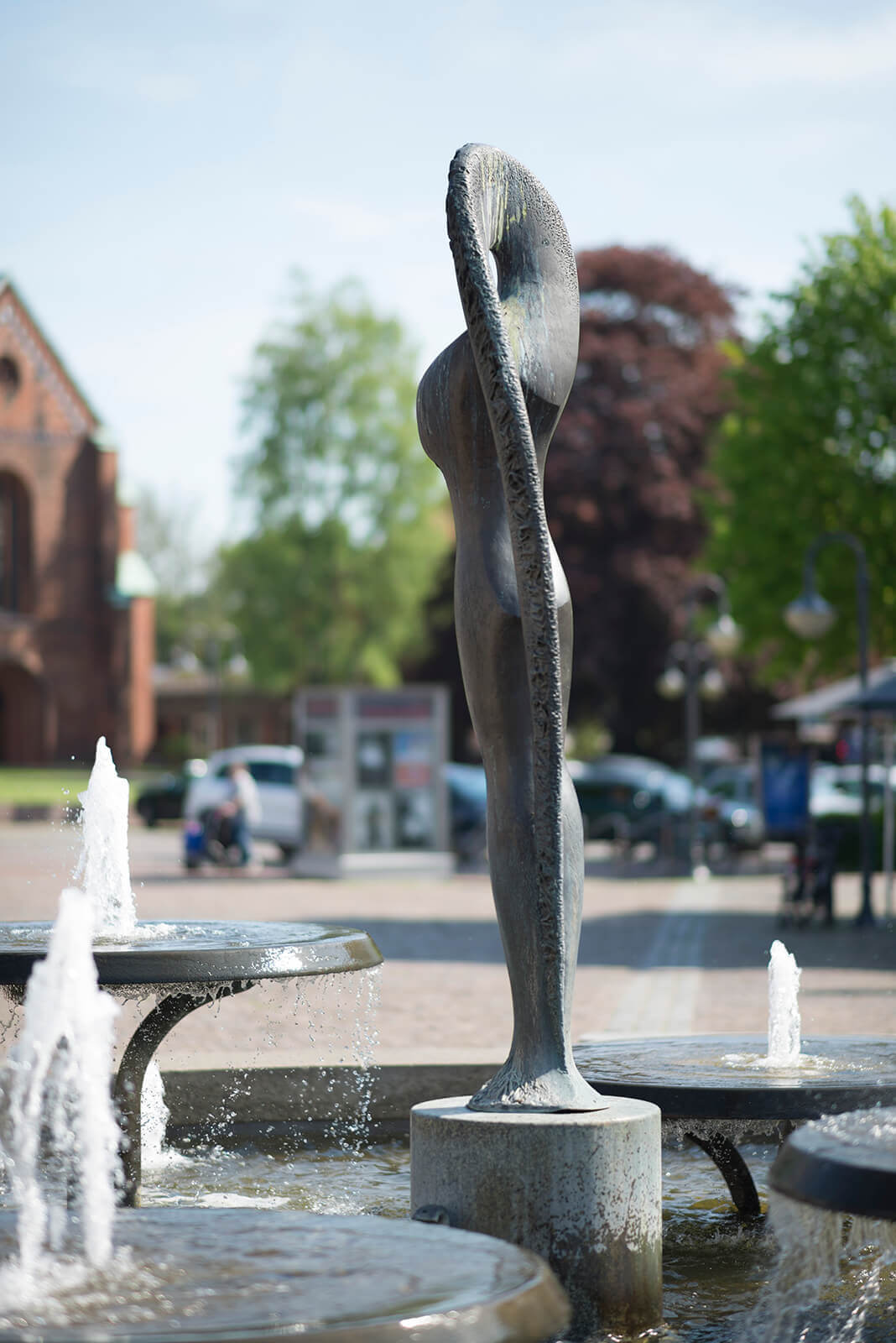 Josef Farkas: Figur Marktbrunnen (Foto: KUNST@SH/Jan Petersen, 2017)