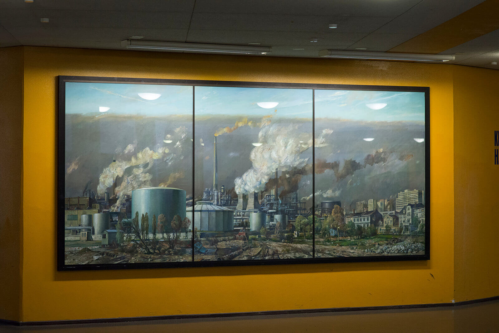 Harald Duwe: Große Industrielandschaft (Foto: KUNST@SH/Jan Petersen, 2017)