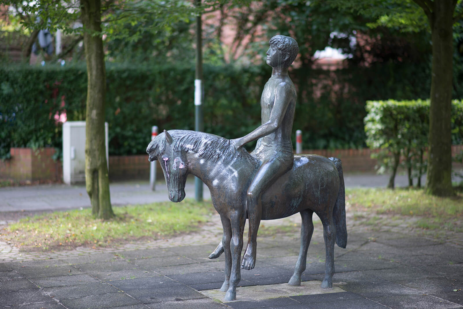 Karlheinz Goedtke: Reitender Knabe (Foto: KUNST@SH/Jan Petersen, 2017)