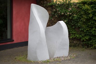 Lennard Kaufmann und Simon Hölscher: Olias-Haus-Skulptur (Foto: KUNST@SH/Jan Petersen, 2017)