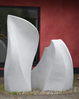 Lennard Kaufmann und Simon Hölscher: Olias-Haus-Skulptur (Foto: KUNST@SH/Jan Petersen, 2017)