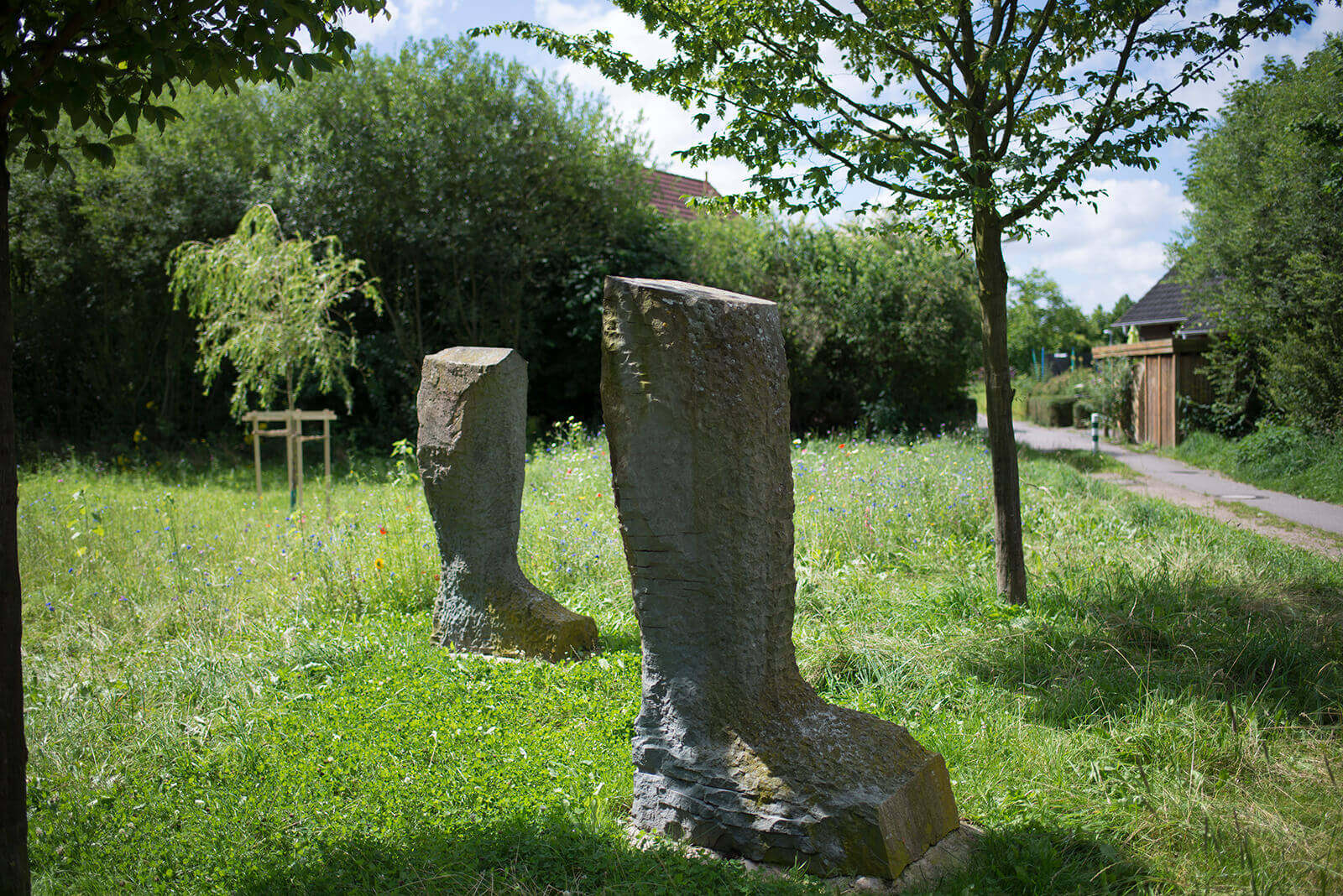 Thomas Behrendt: Auf eigenen Füßen (Foto: KUNST@SH/Jan Petersen, 2017)