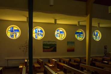 Siegfried Assmann: Kirchenfenster (Foto: KUNST@SH/Jan Petersen, 2017)