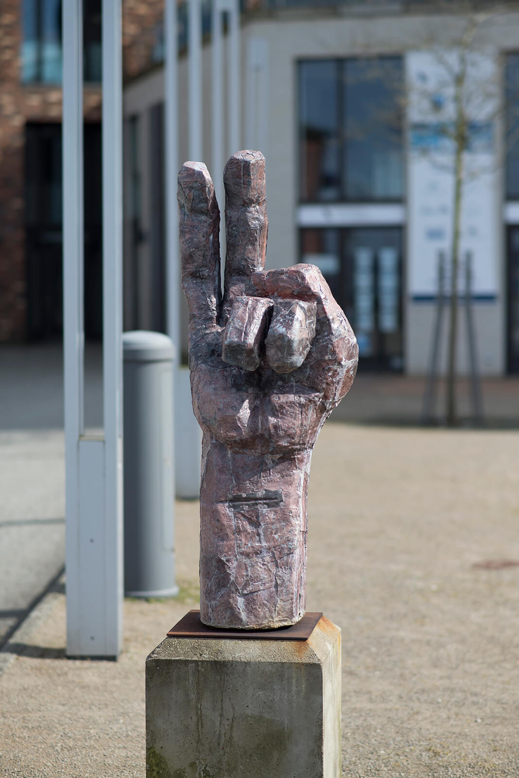 Jan Schröder: Hand III (Foto: KUNST@SH/Jan Petersen, 2018)