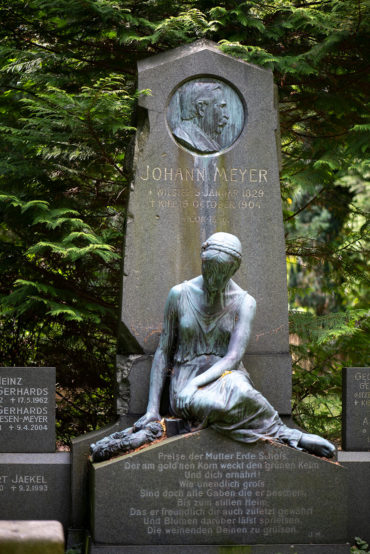Heinrich Mißfeldt: Grabmal für Johann Meyer (Foto: KUNST@SH/Jan Petersen, 2019)