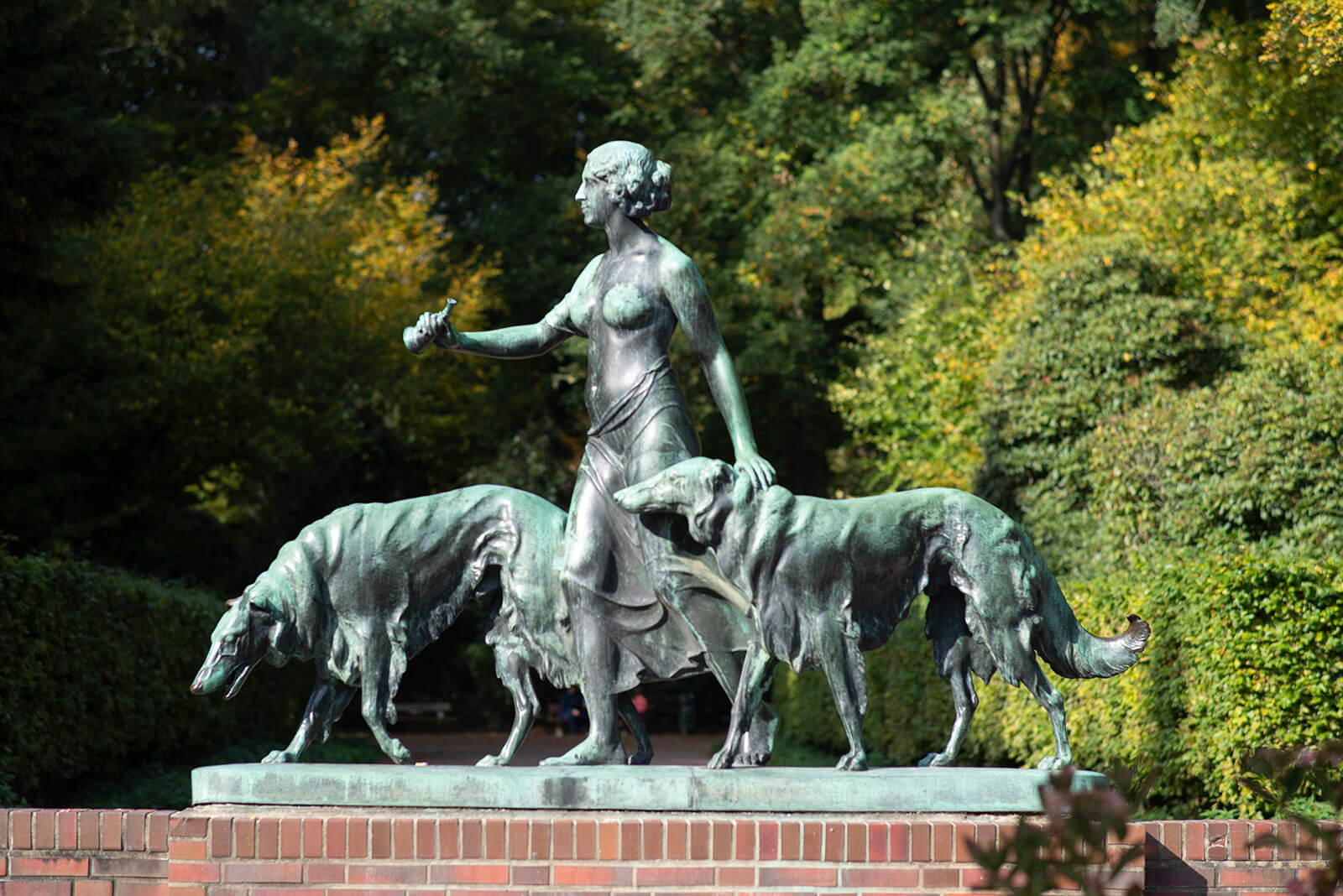 Artur Bock: Diana-Brunnen – Aufbruch zur Jagd (Foto: KUNST@SH/Jan Petersen, 2018)