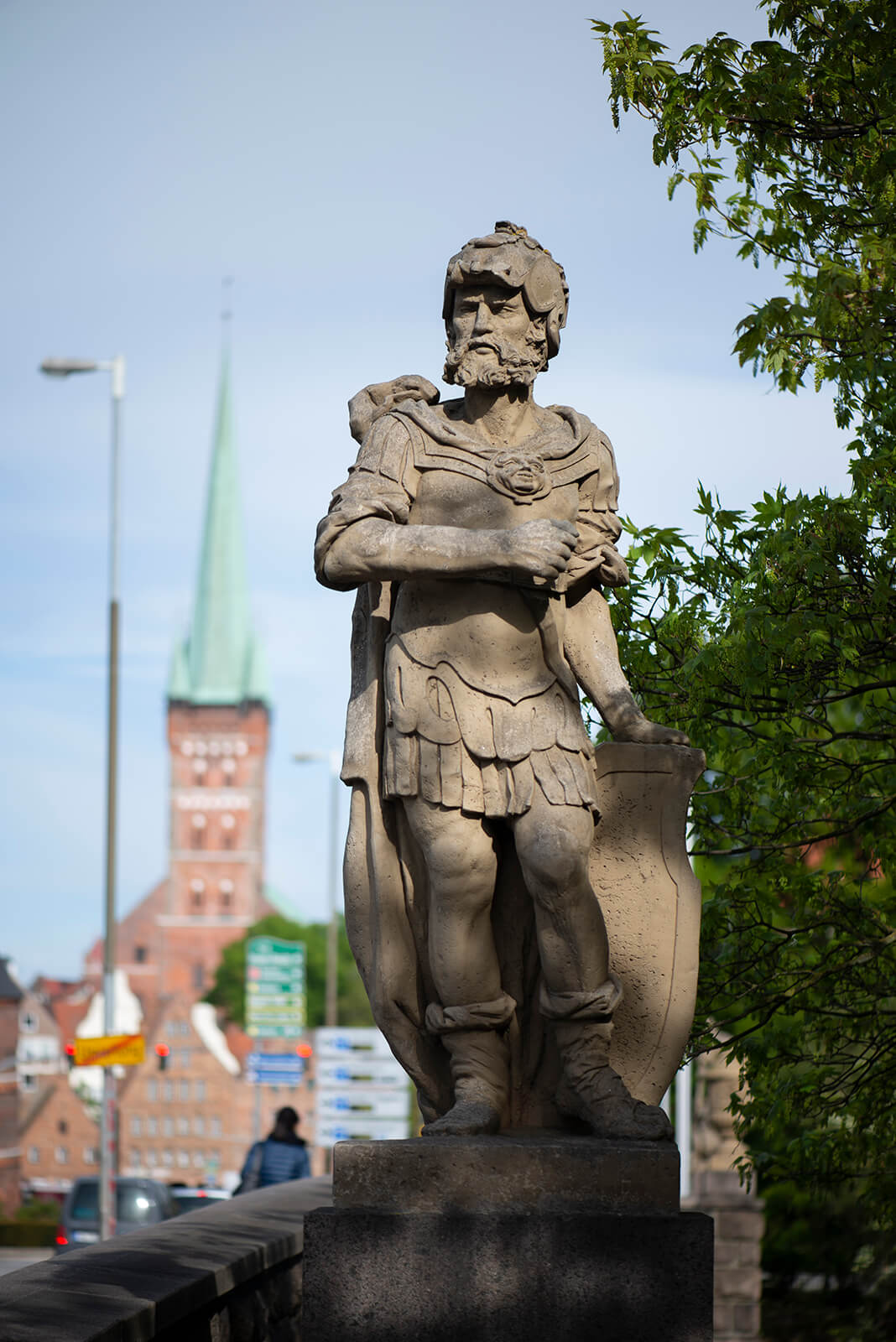 Dietrich Jürgen Boy: Brückenfigur Bürgertugend (Foto: KUNST@SH/Jan Petersen, 2019)