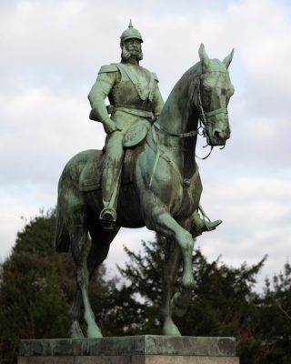 Louis Tuaillon: Reiterdenkmal Kaiser Wilhelm I. (Foto: KUNST@SH/Jan Petersen, 2019)