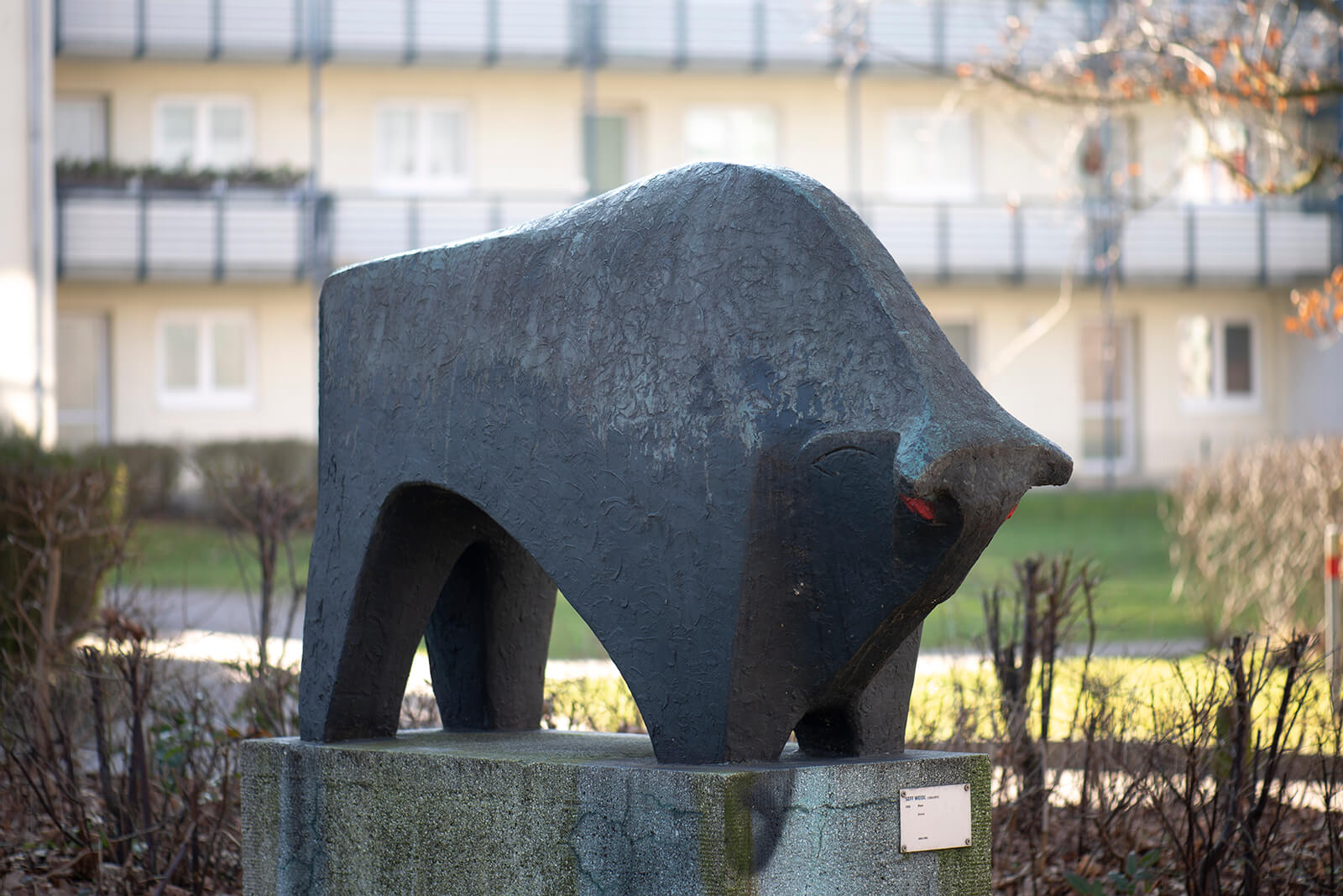 Seff Weidl: Bison (Foto: KUNST@SH/Jan Petersen, 2019)