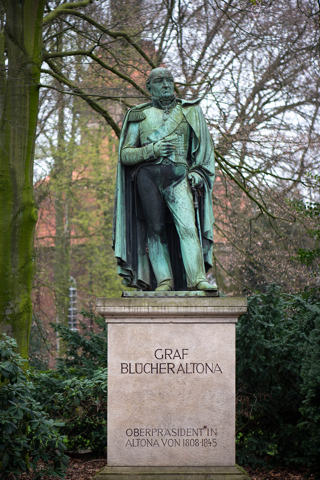 Franz Bernhard Schiller: Denkmal für Graf Blücher (Foto: KUNST@SH/Jan Petersen, 2019)