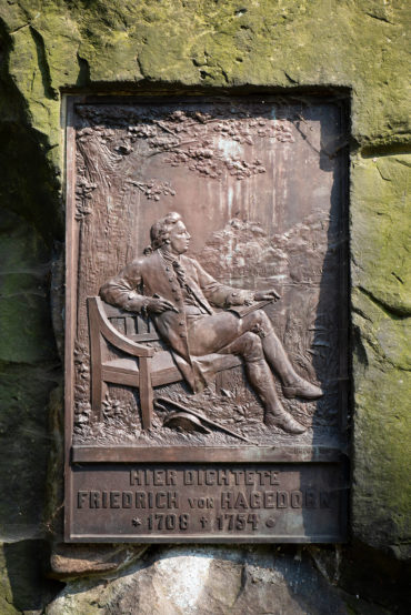 Carl Börner: Gedenkstein für Friedrich von Hagedorn (Foto: KUNST@SH/Jan Petersen, 2019)