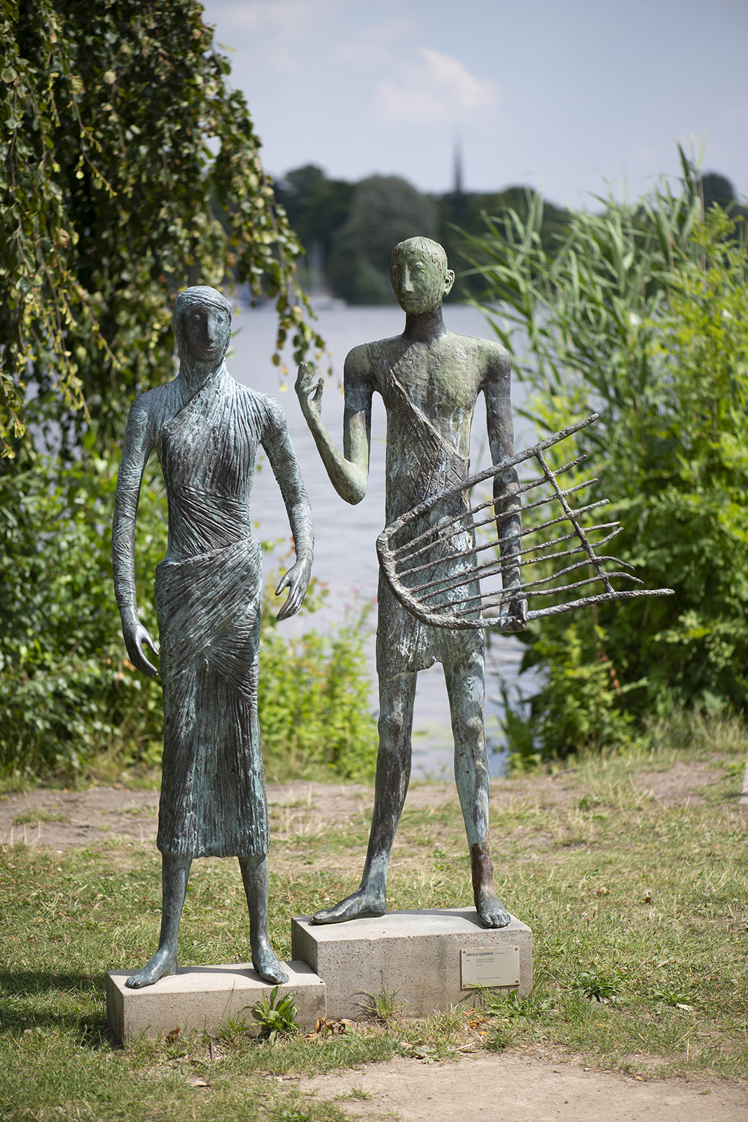 Ursula Querner: Orpheus und Eurydike (Foto: KUNST@SH/Jan Petersen, 2022)