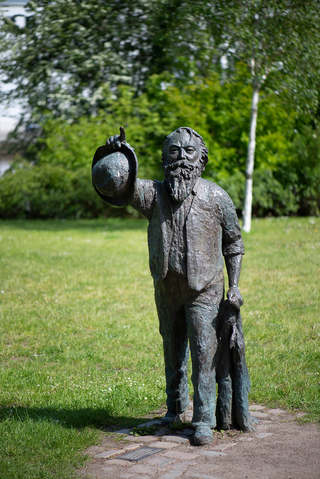 Claus Görtz: Johannes Brahms (Foto: KUNST@SH/Jan Petersen, 2019)