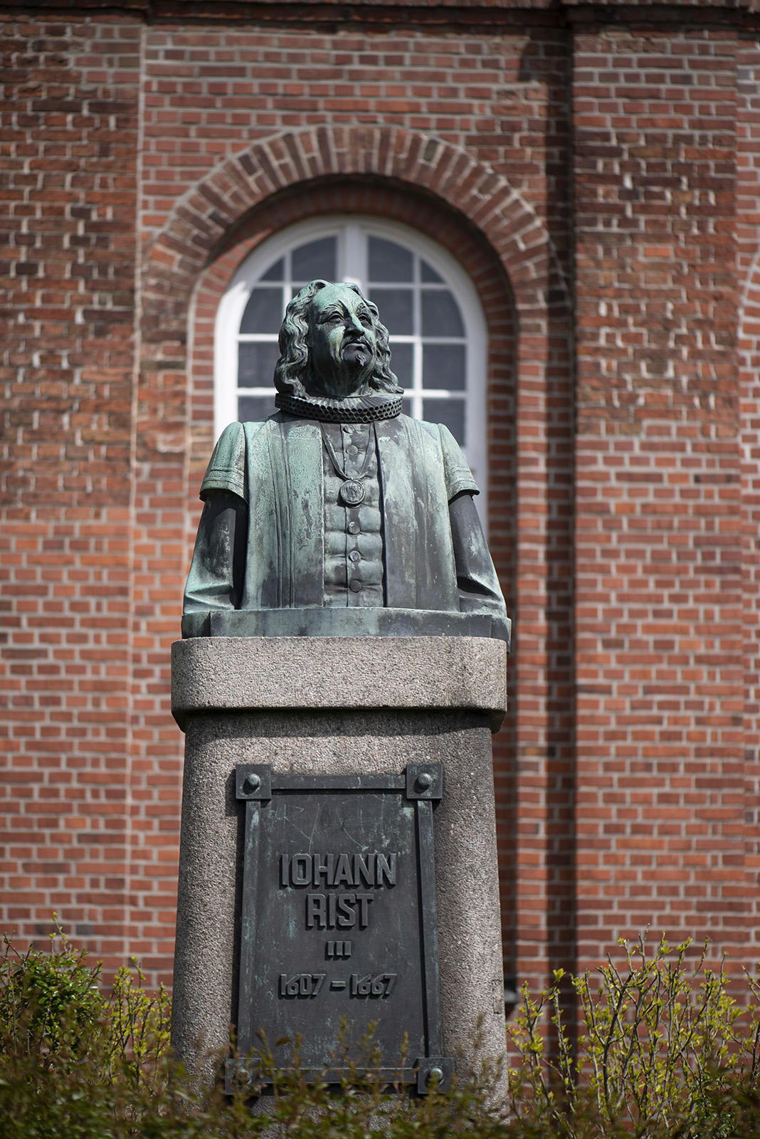 Joachim Heinrich Ramcke: Denkmal für Pastor und Dichter Johann Rist, (Foto: KUNST@SH/Jan Petersen)