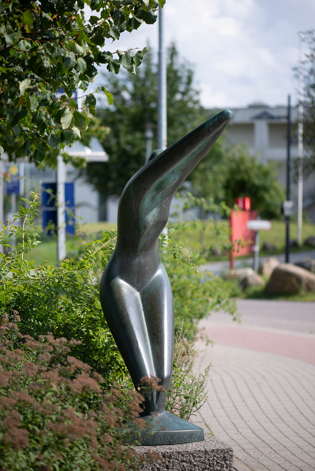 Wolfram Heumann: Die Springende (Foto: KUNST@SH/Jan Petersen, 2019)