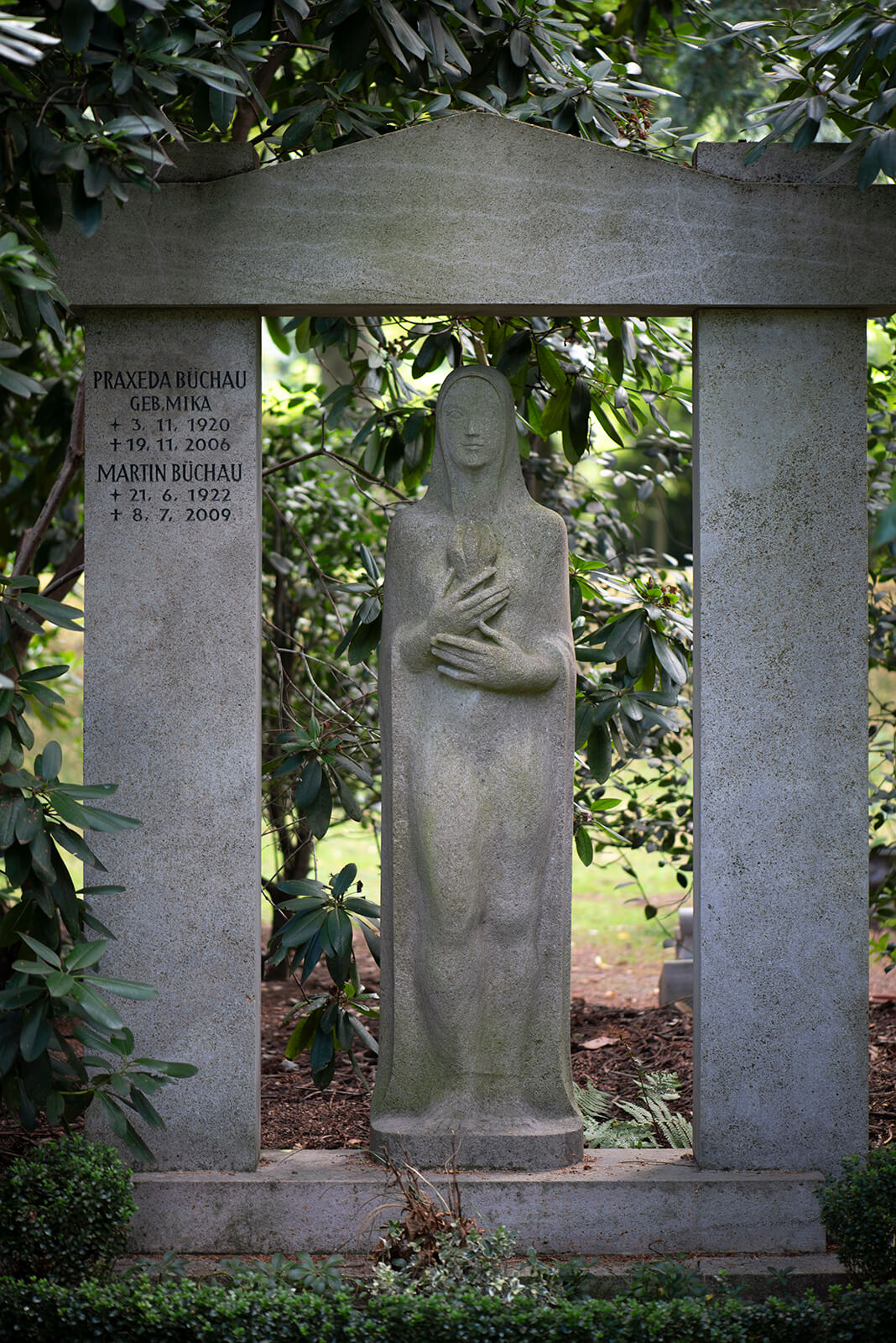 Ludwig Kunstmann: Grabmal Büchau (Foto: KUNST@SH/Jan Petersen, 2019)