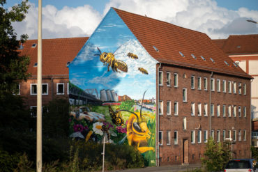 Baltic Art: Fassadengestaltung (Foto: KUNST@SH/Jan Petersen, 2019)