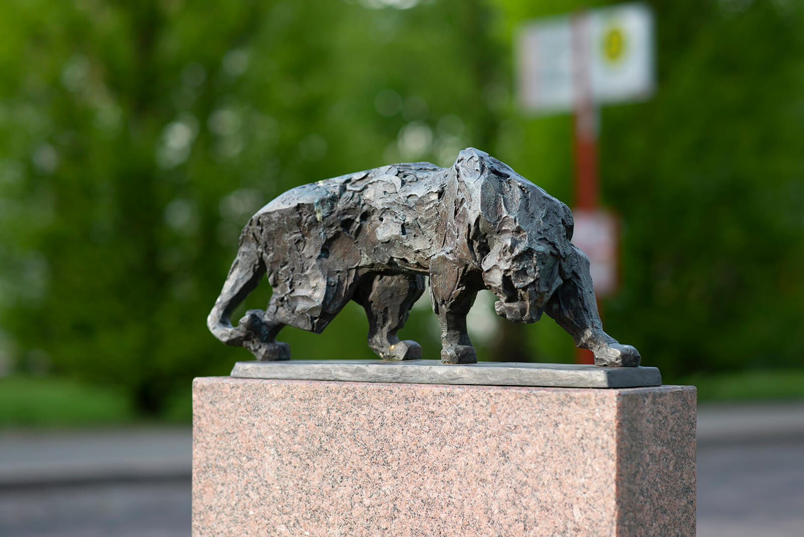 Hans Martin Ruwoldt: Tiger (Foto: KUNST@SH/Jan Petersen, 2018)