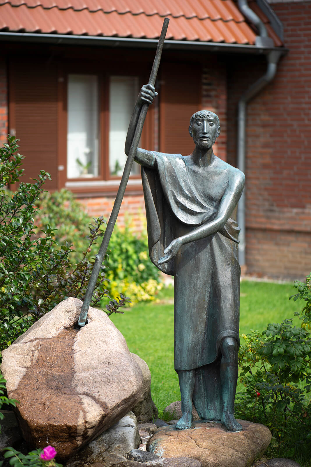 Walter Mellmann: Mosesbrunnen (Foto: KUNST@SH/Jan Petersen, 2019)