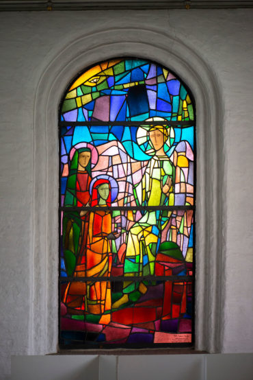 Dagmar Schulze-Ross: Buntglasfenster Sankt Jürgen (Foto: KUNST@SH/Jan Petersen, 2019)
