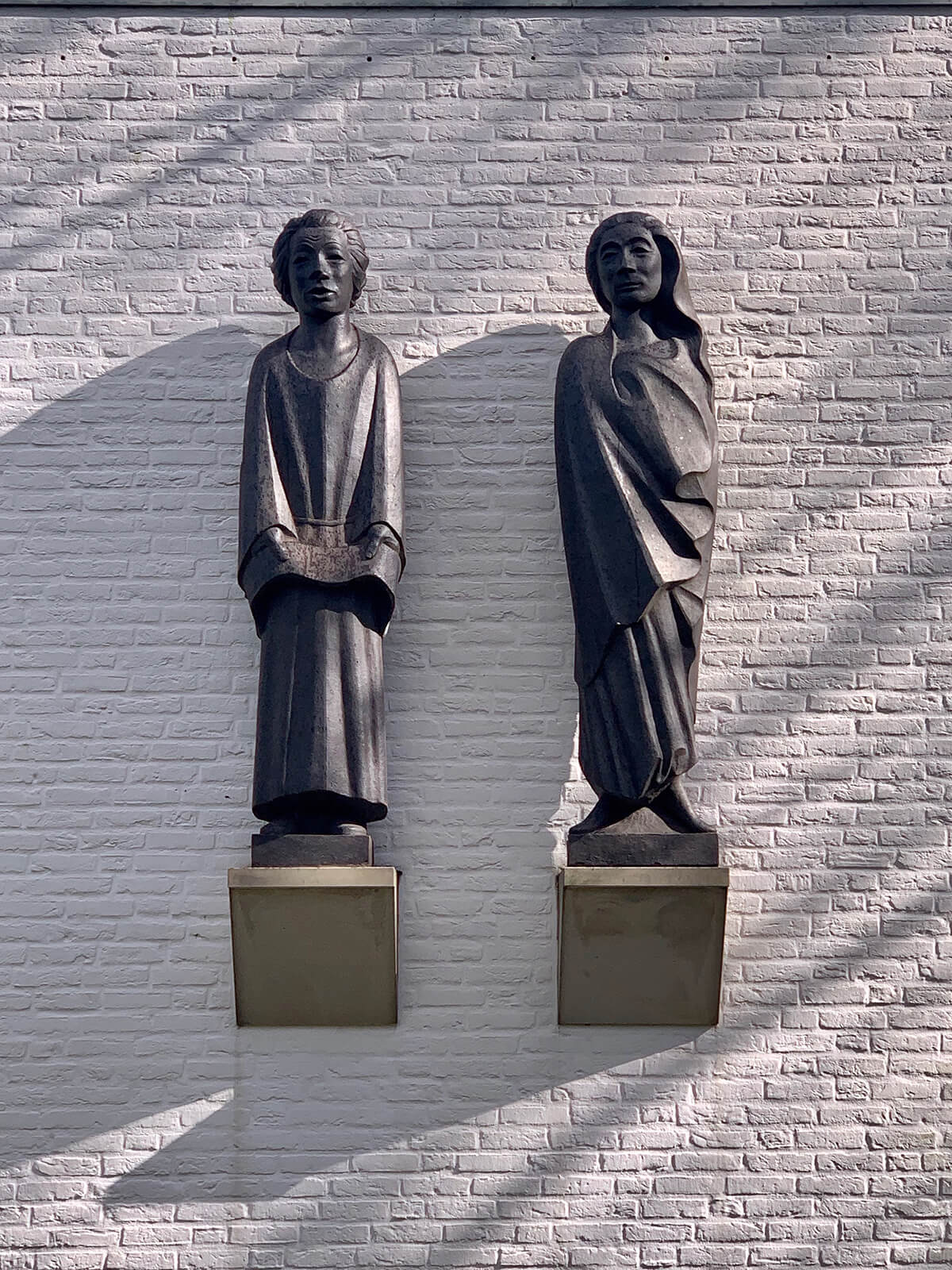 Ernst Barlach: Zwei Heilige (Foto: KUNST@SH/Jan Petersen, 2020)