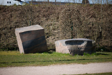 Tom Müllers: Großes Steinpaar (Foto: KUNST@SH/Jan Petersen, 2020)