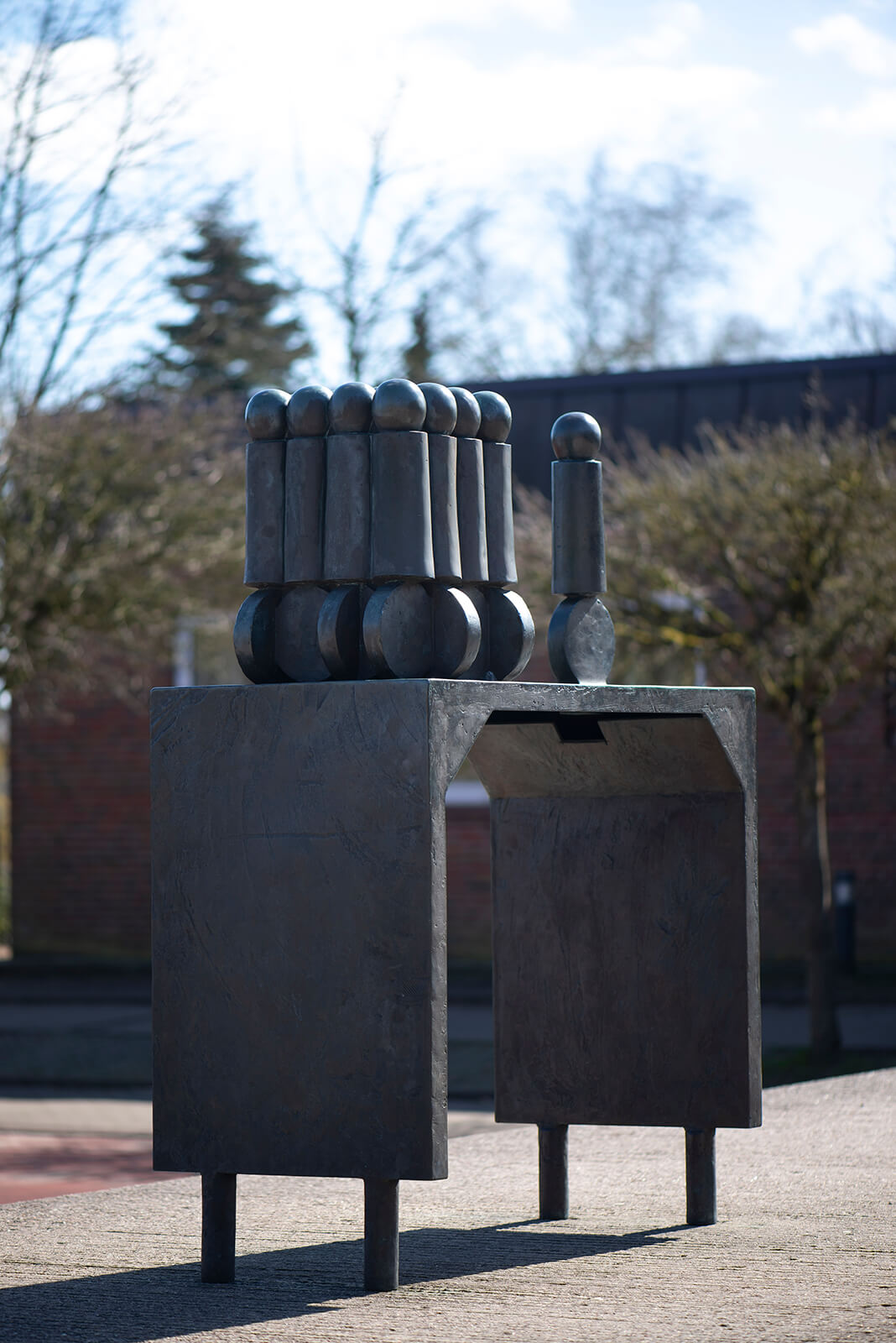 Georg Engst: Gruppenverhalten (Foto: KUNST@SH/Jan Petersen, 2020)