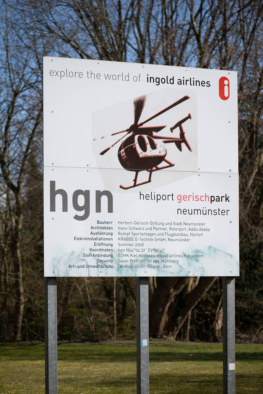 Res Ingold: Heliport Gerisch-Park Neumünster (Foto: KUNST@SH/Jan Petersen, 2020)