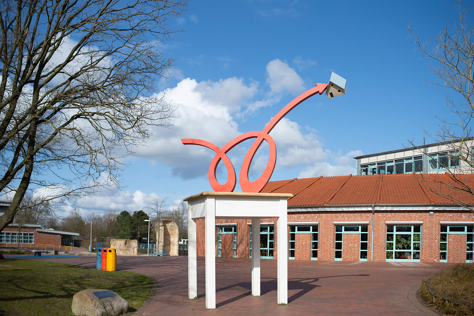 Volker Tiemann: Großes Stück über die Schwerkraft Nr. 2 (Foto: KUNST@SH/Jan Petersen, 2020)