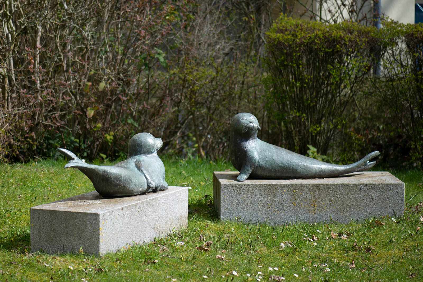 Karlheinz Goedtke: Robbenpärchen (Foto: KUNST@SH/Jan Petersen, 2020)