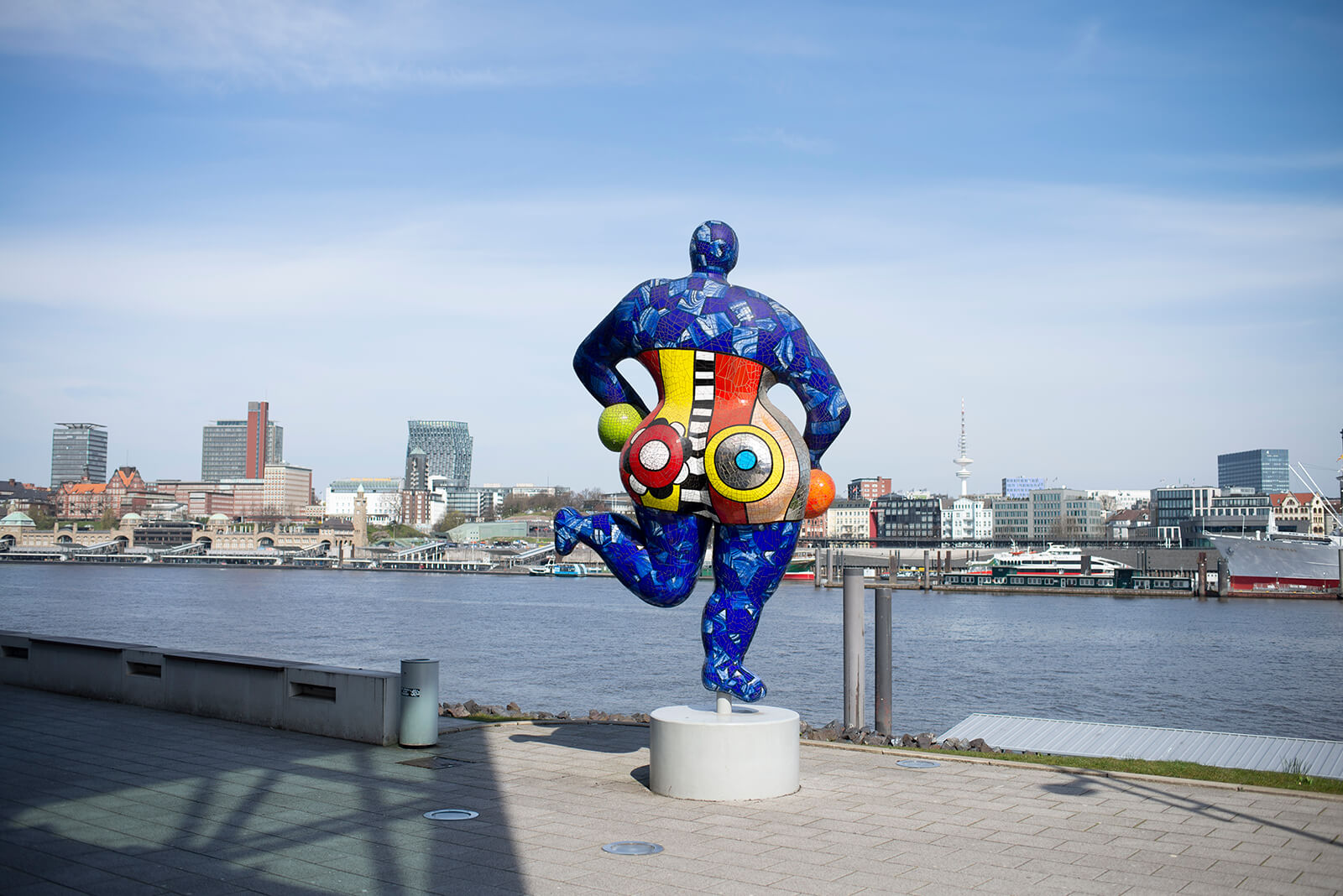 Niki de Saint Phalle: Blue Nana (Foto: KUNST@SH/Jan Petersen, 2020)