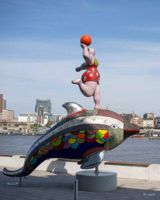 Niki de Saint Phalle: Nana and Dolphin (Foto: KUNST@SH/Jan Petersen, 2020)