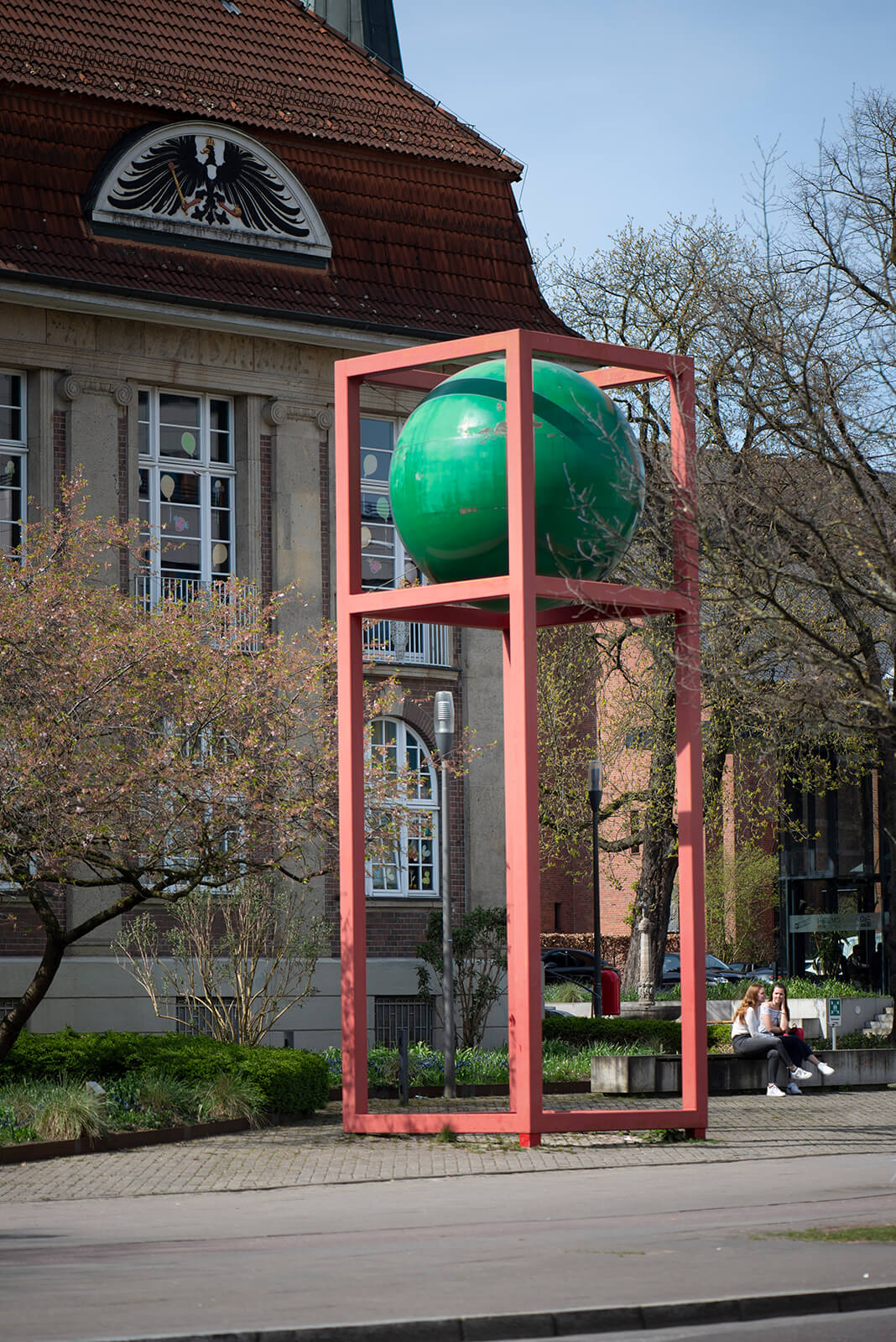 HD Schrader: Kugel im Kubus (Foto: KUNST@SH/Jan Petersen, 2020)