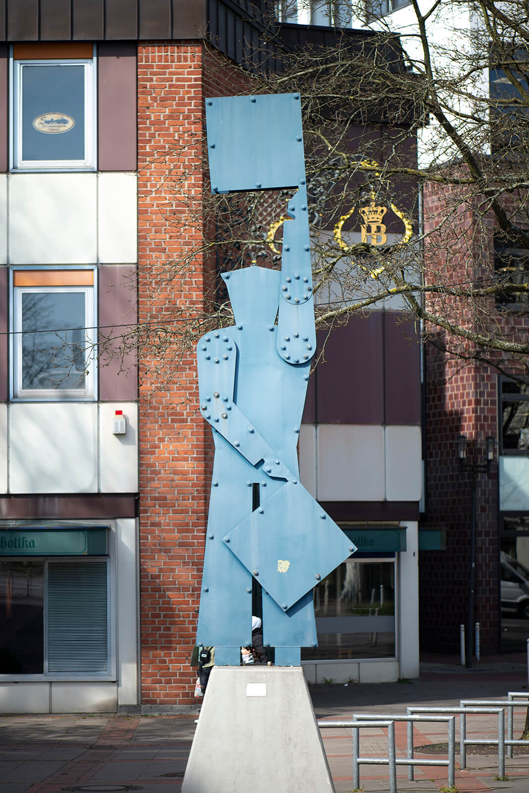 Egbert Haneke: Flaggenmann (Foto: KUNST@SH/Jan Petersen, 2020)