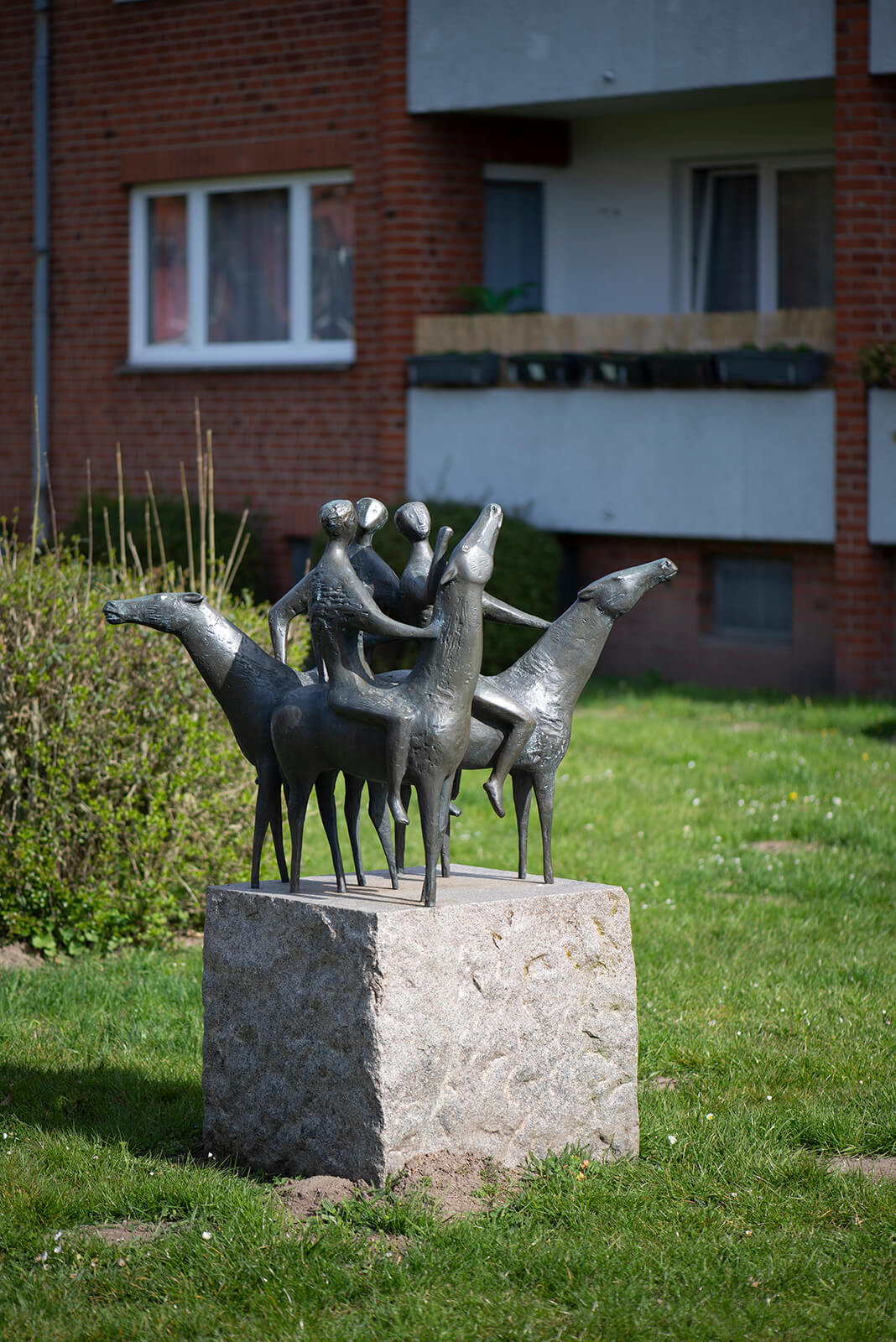 Karlheinz Goedtke: Drei Reiter (Foto: KUNST@SH/Jan Petersen, 2020)