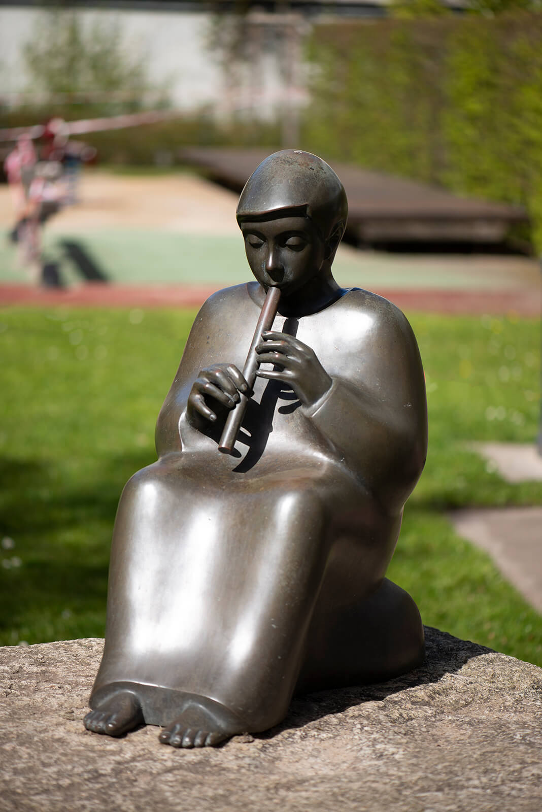 Hans Werner Könecke: Musizierender Jüngling (Foto: KUNST@SH/Jan Petersen, 2020)