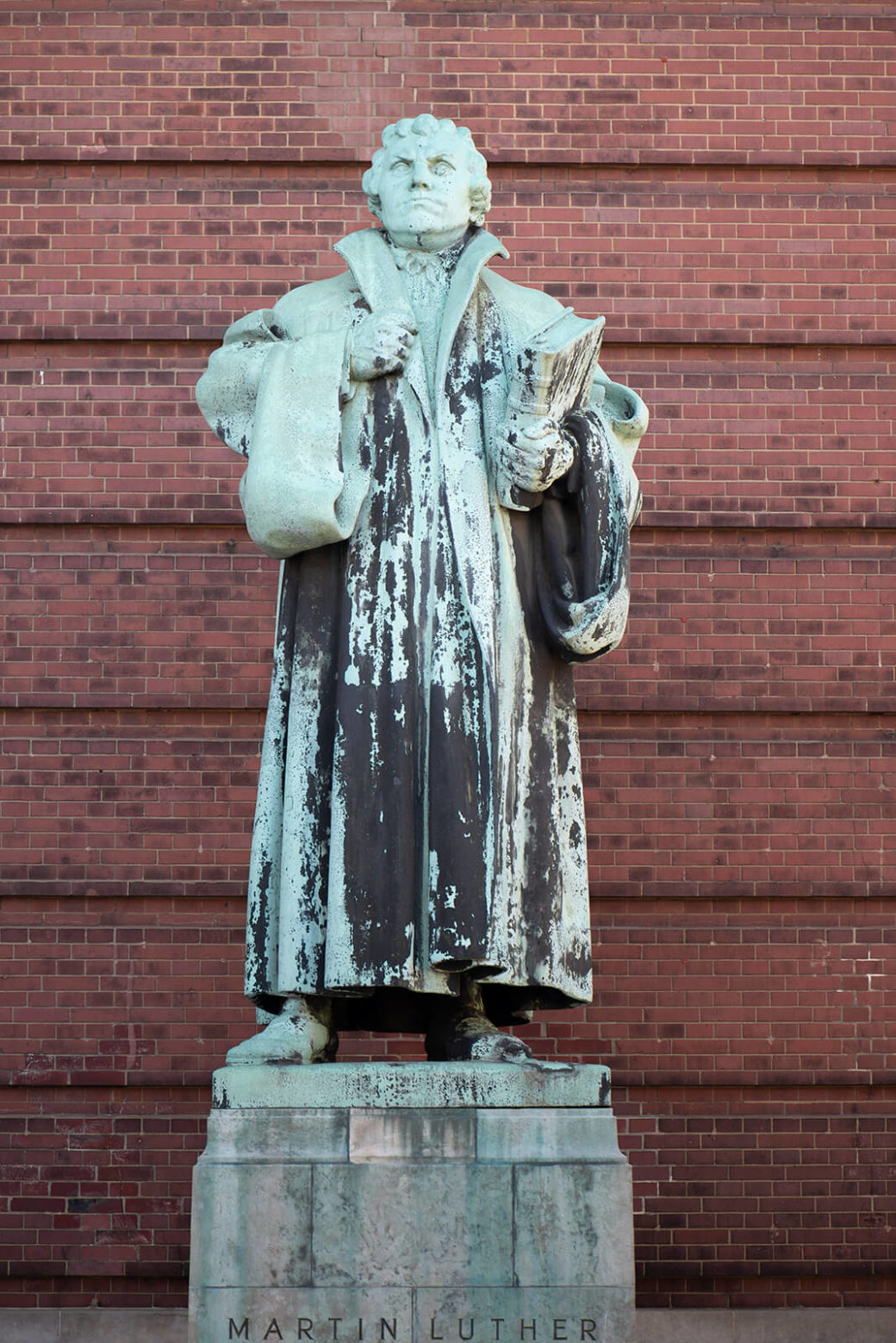 Otto Lessing: Denkmal für Martin Luther (Foto: KUNST@SH/Jan Petersen, 2020)