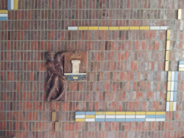 Deckenmosaik in den Arkaden (Foto: KUNST@SH/Jan Petersen, 2020)