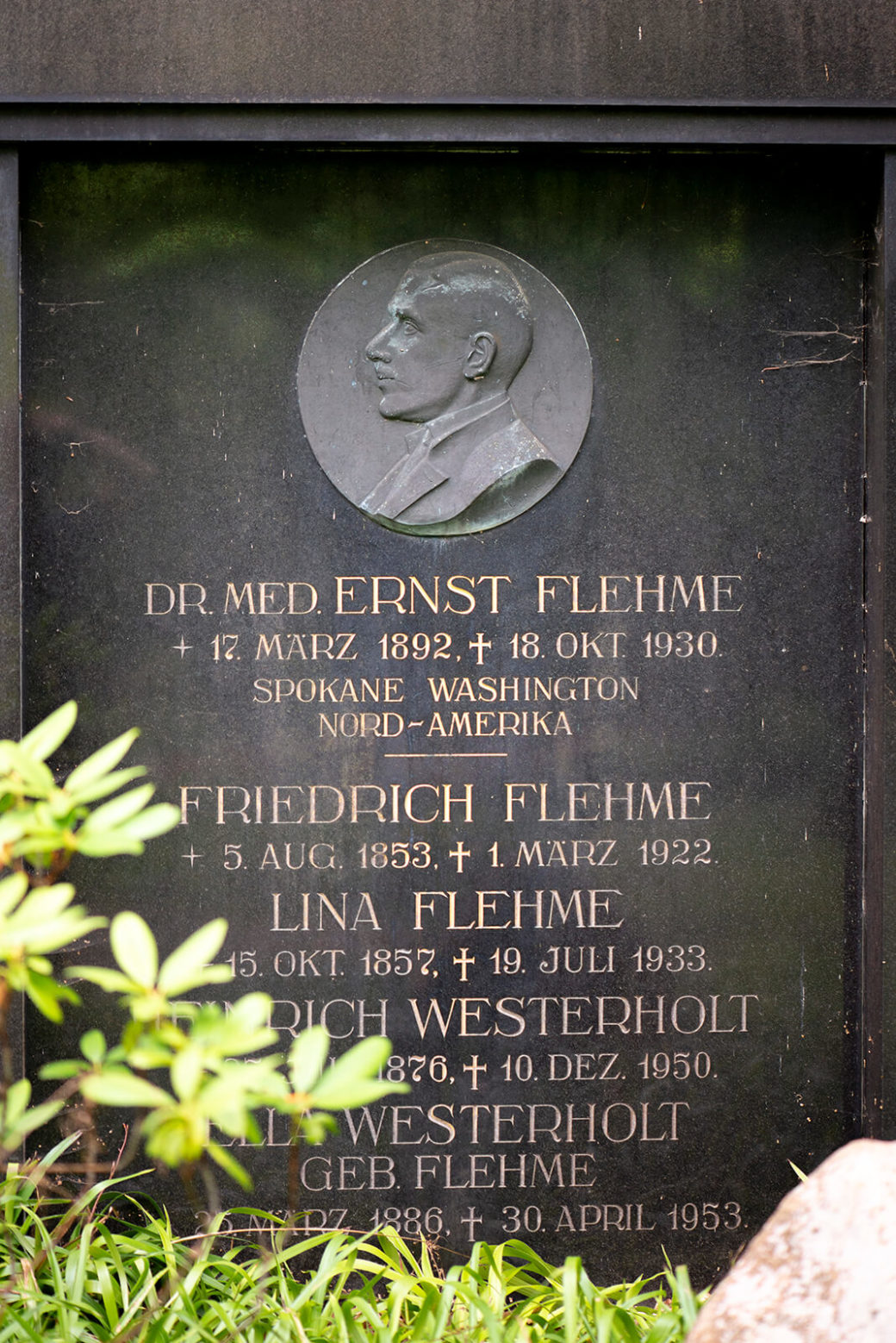 Otto Flath: Grabmal Flehme (Foto: KUNST@SH/Jan Petersen, 2020)