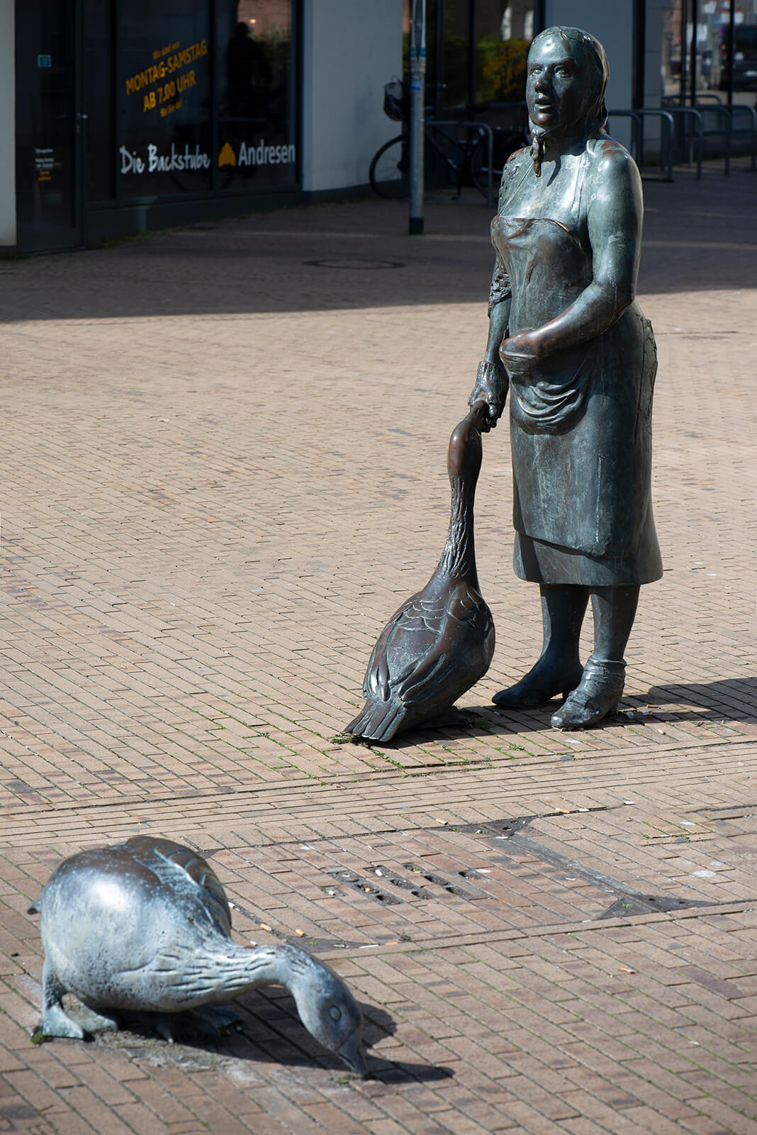 Frauke Wehberg: Gänsemagd (Foto: KUNST@SH/Jan Petersen, 2020)