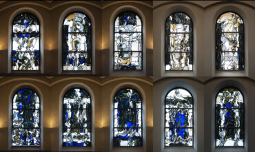 Johannes Schreiter: Kunstglasfenster Jesaja-Zyklus (Foto: KUNST@SH/Jan Petersen, 2020)