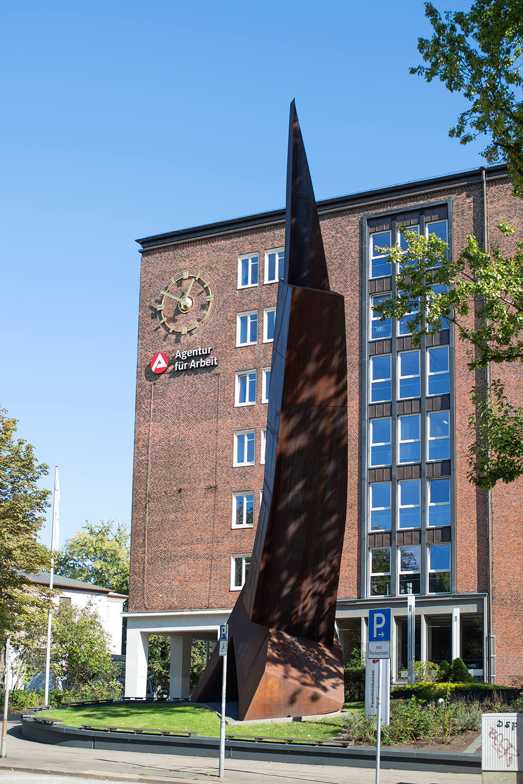 Franz Bernhard: Hamburger Figur (Foto: KUNST@SH/Jan Petersen, 2020)