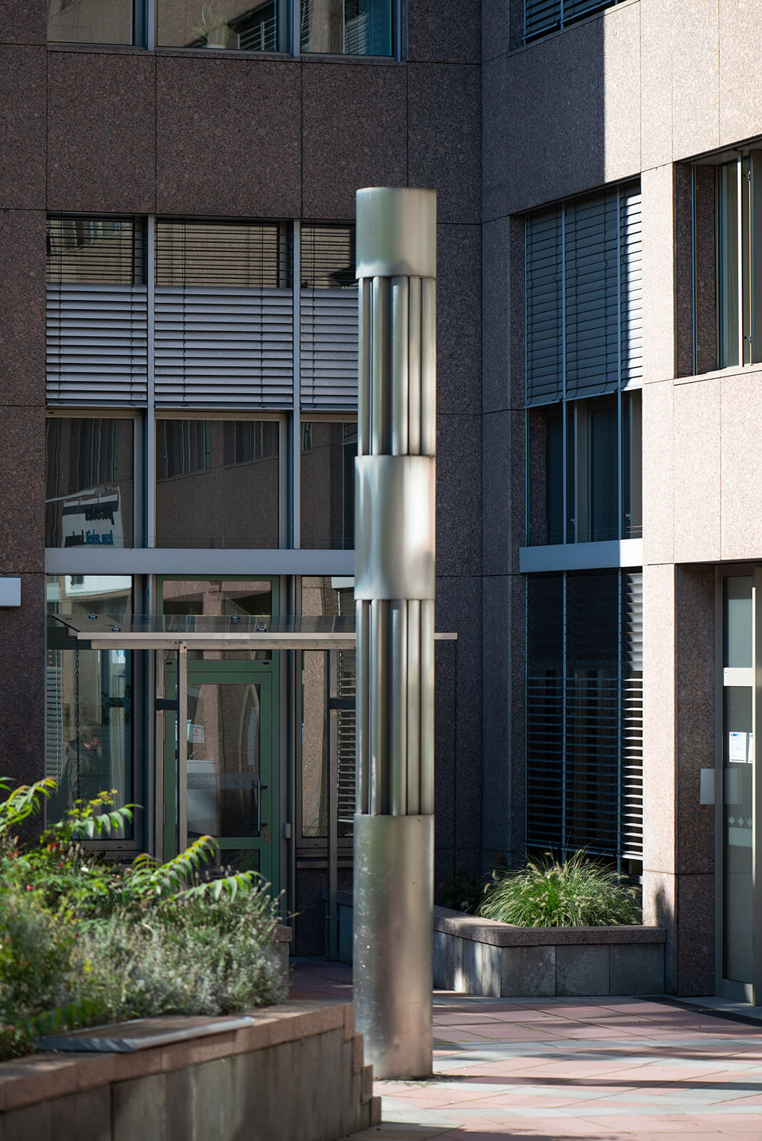 Günter Ferdinand Ris: Lichtpfeiler (Foto: KUNST@SH/Jan Petersen, 2020)