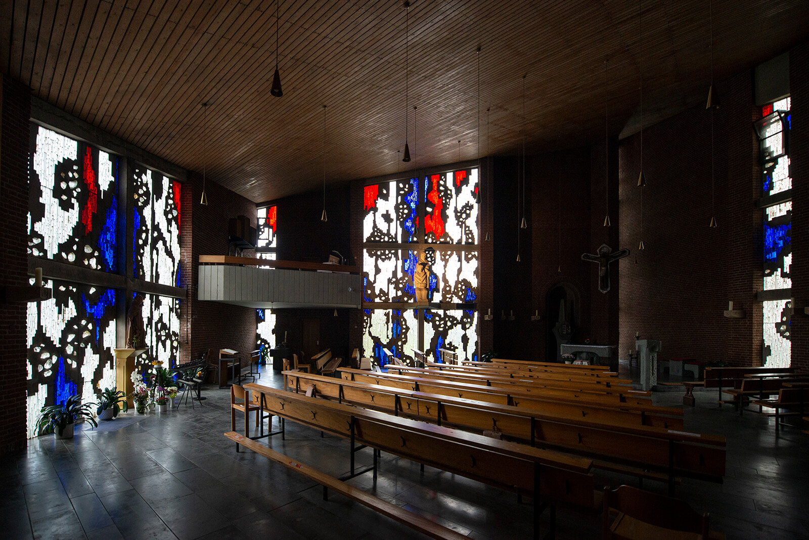 Johannes Beeck: Beton-Dallglasfenster (Foto: KUNST@SH/Jan Petersen, 2020)