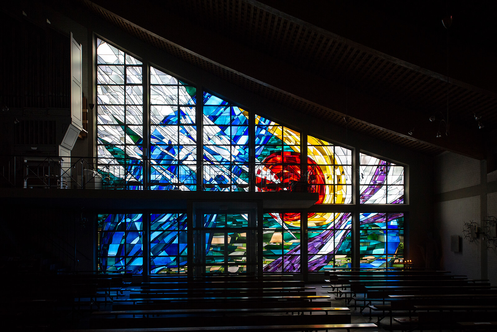 Johannes Beeck: Fensterwand (Foto: KUNST@SH/Jan Petersen, 2020)