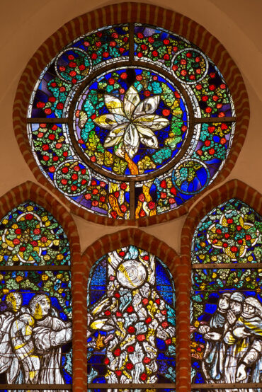 Hans-Gottfried von Stockhausen: Osterfenster in der Dankeskirche (Foto: KUNST@SH/Jan Petersen, 2020)