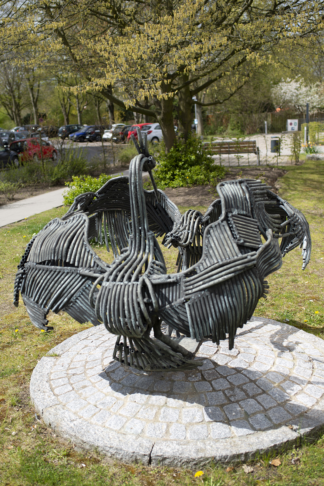 Karl Heinz Engelin: Zwei Vögel (Foto: KUNST@SH/Jan Petersen, 2021)